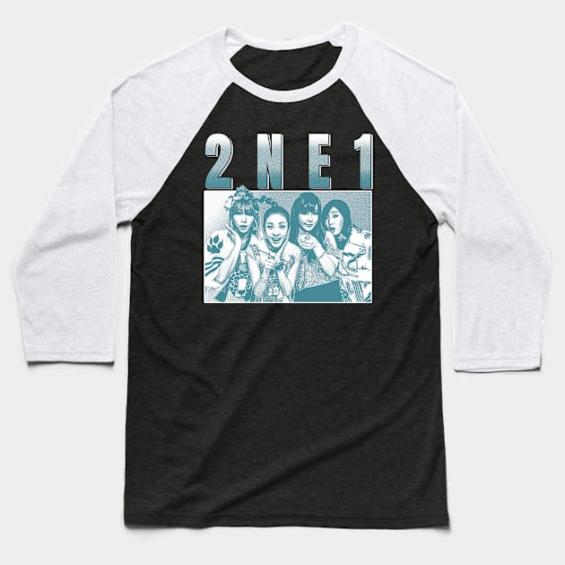 2NE1 Baseball T-Shirt by Fewclipclop